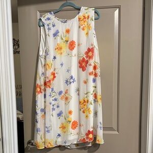 Calvin Klein Floral Mini Dress - Multicolor